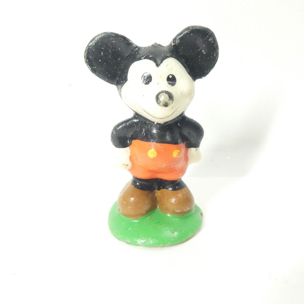 Mickey Mouse Candle Vintage Hallmark Walt Disney Productions 2.5"